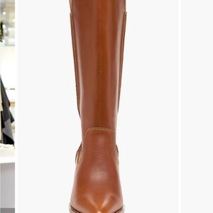 Kelsi Dagger Tan Leather Heeled Boots